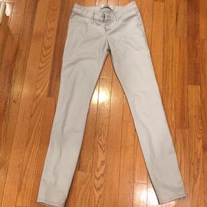 Hollister Light Gray Skinny Jeans